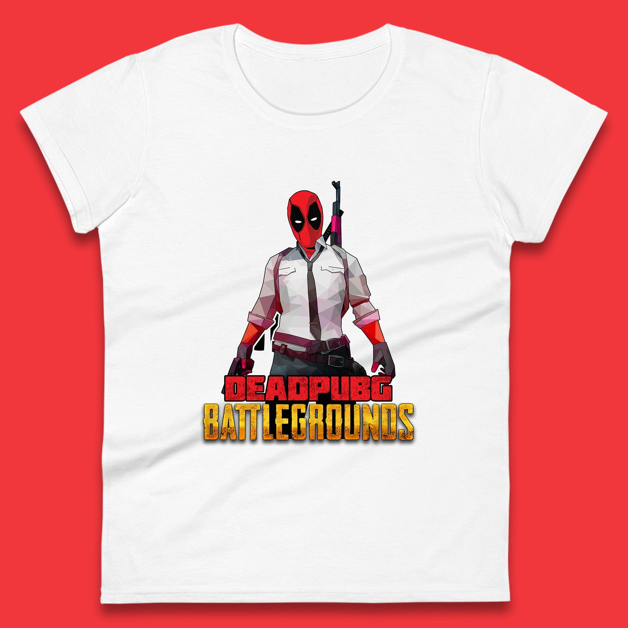 Deadpubg Battlegrounds Deadpool FPS Comic PUBG PlayerUnknown S Battlegrounds Inspired Parody Gaming Womens Tee T Shirt Mens Tops Unisex Top M