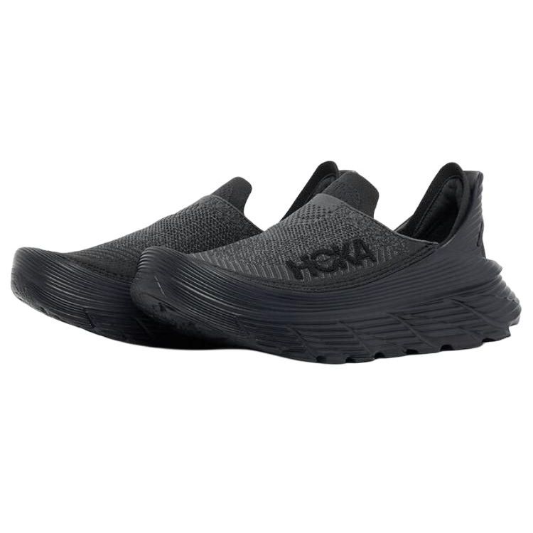 Scarpe da ginnastica HOKA Restore TC nere unisex 1134532-BBLC