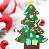 DIY Felt Christmas Tree Set with Detachable Ornaments Kids Wall Hanging Xmas Gifts for Christmas Decorations New Year Gifts