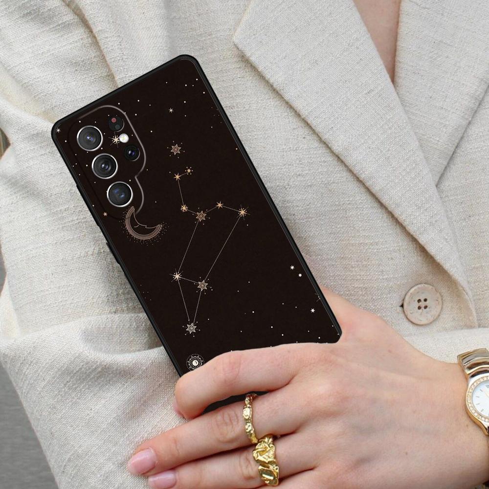 Summer Leo Constellation Landscape Cell Phone Case for Samsung Galaxy S26 Ultra S25 S24 S23 S22 S21 S20 Note10 Cover