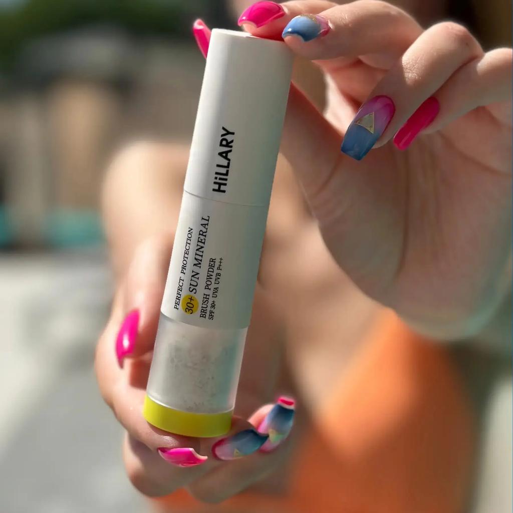 Perfect Protection Sun Mineral Brush Powder SPF 30+ Warm Medium Tone Hillary 4 g