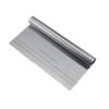Dough Scraper Clear Scale Stainless Steel Dough Cutter with Ergonomic Handle for Bread Cake Baking