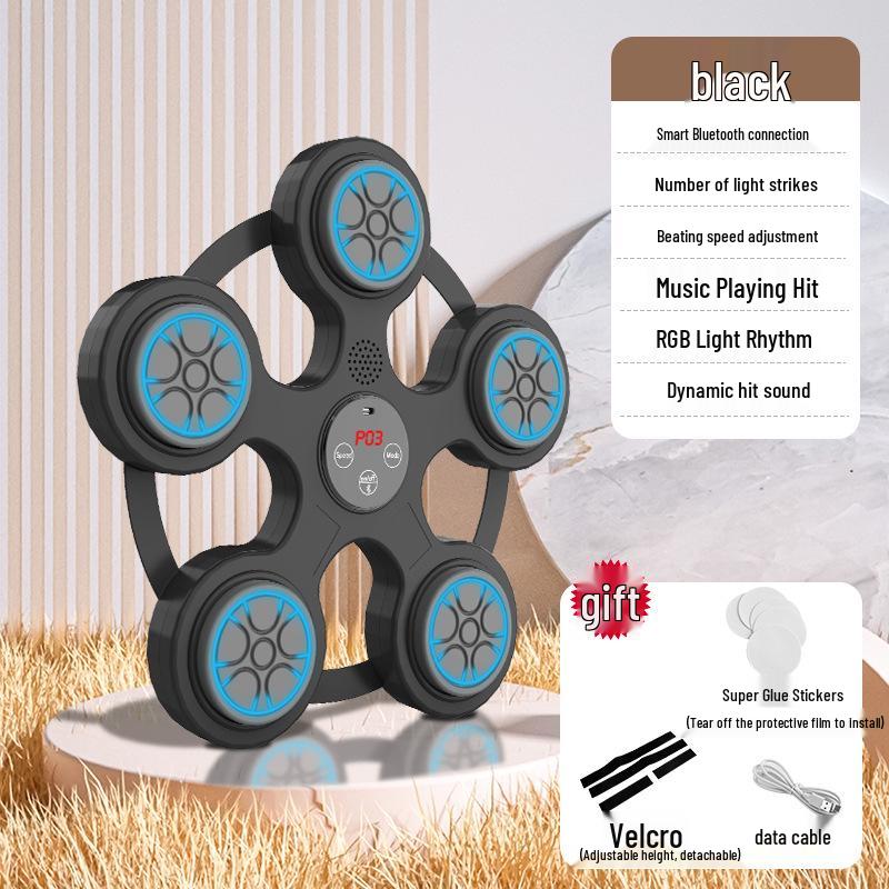 

Музыкальная боксерская машина Bluetooth: Умная настенная мишень и тренажер для реакции для домашней декомпрессии