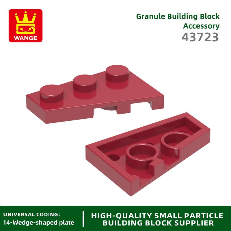 Non-Toxic 156Pcs/Lot 43723 2X3 Left Wedge Plate Building Blocks Moc Accessories Compatible With Bricks Children Toys Gift Box