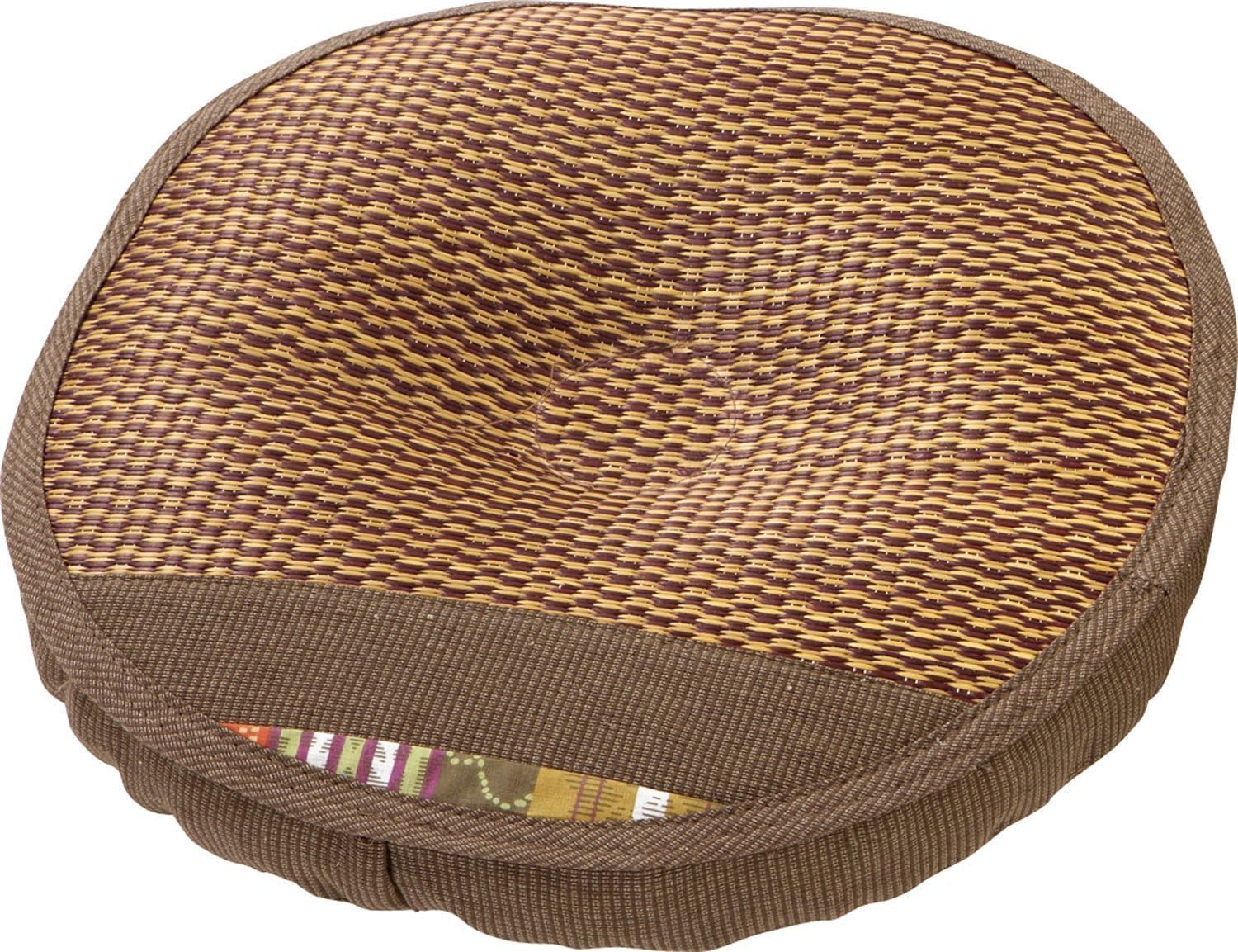 

Yonaguni Memory Foam Round Seat Cushion (Brown)