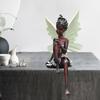 Magical Garden Fairy Figurine Shelf Lawn Statues Yard Sculpture Decor