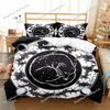 Sun and Moon Duvet Cover Set Boho Bedding Set for Kids Boys Girls Bohemian Style Queen Size Comforter Cover Psychedelic Design