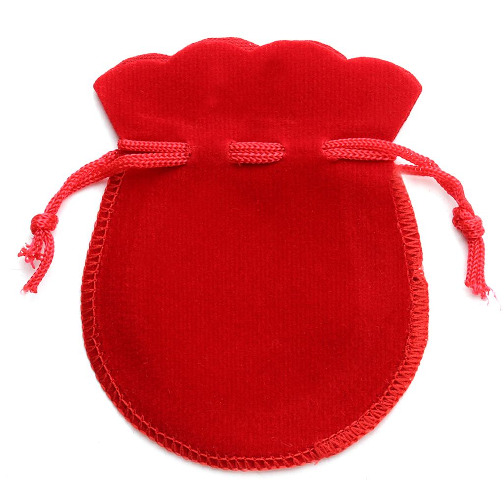 10pcs Colored Velvet Gifts Bags Gourd Shape Drawstring Jewelry Bag Storage Pouches For Wedding Christmas Party Gift Packing Bags
