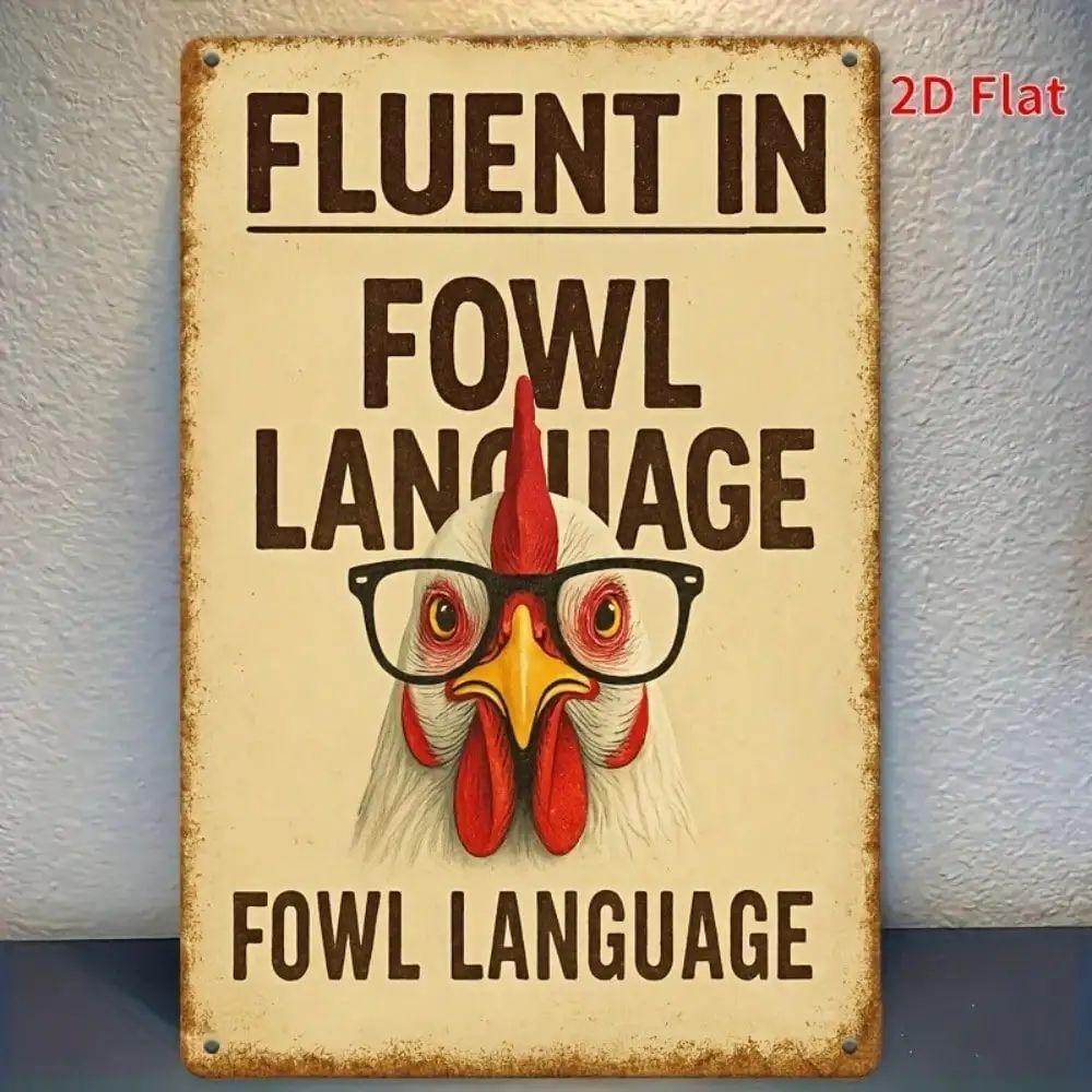

Vintage Metal Wall Art Tin Sign Home Decor Living Room Bedroom Decoration 20x30cm Retro