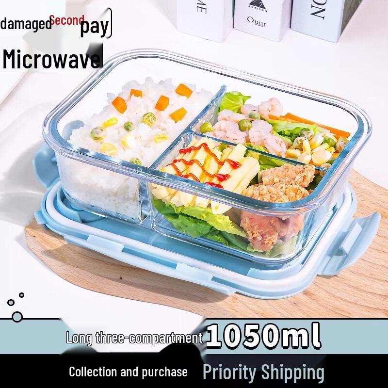 ZISIZ Microwaveable Glass Food Container