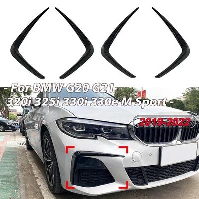 Für BMW G20 G21 G28 318i 320i 325i 330i 330d 330e M Sport - Front-Canards Stoßstangenlippe Nebelscheinwerfer-Zierleiste Karosserie-Kit Auto-Tuning