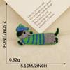 Embroidery Label Embroidery Sticker DIY Self-adhesive Patch Sticker Accessories Patch Cartoon Sausage Dog Original Cloth Sticker