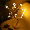 Led Tree Decorative Christmas Happiness Lights Beautiful Decoration Gold
