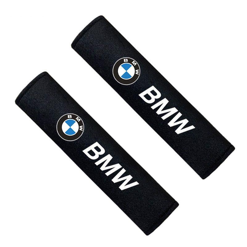 OGGM9 2PCS Car Seat Belt Shoulder Protector Cover Pading Pad For BMW X1 X2 X3 X5 X4 X6 X7 G30 G20 G32 G11 G12 F40 F30 F20 F10 F34 F07
