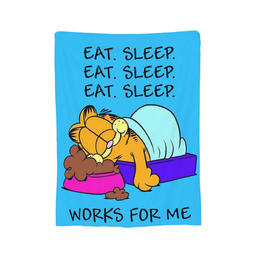 Garfield E Amici Coperta Di Natale Copri Letti Coperte Plaid in Lana Biancheria Da Letto Divano Personalizzati Caldi Ultra-Morbidi Copriletti,