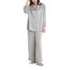 Francfranc Satin Top and Bottom Loungewear for All Seasons Temperature-Regulating Pajamas, Mint, Set, Body-Regulating Material,