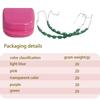 2Pcs Cartoon Cat Dental Metal Braces Archwire With Hooks Metal Bracket And Ligature Ties Colorful Temporary Tooth Decoration