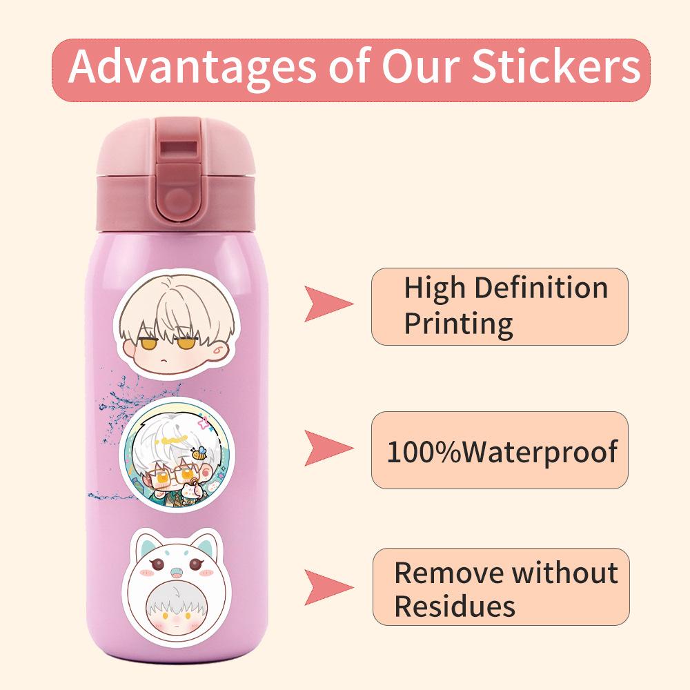 105 New Styles Qi Sili QQ People Graffiti Stickers Decorate Refrigerator Scooter Personalized DIY Stickers