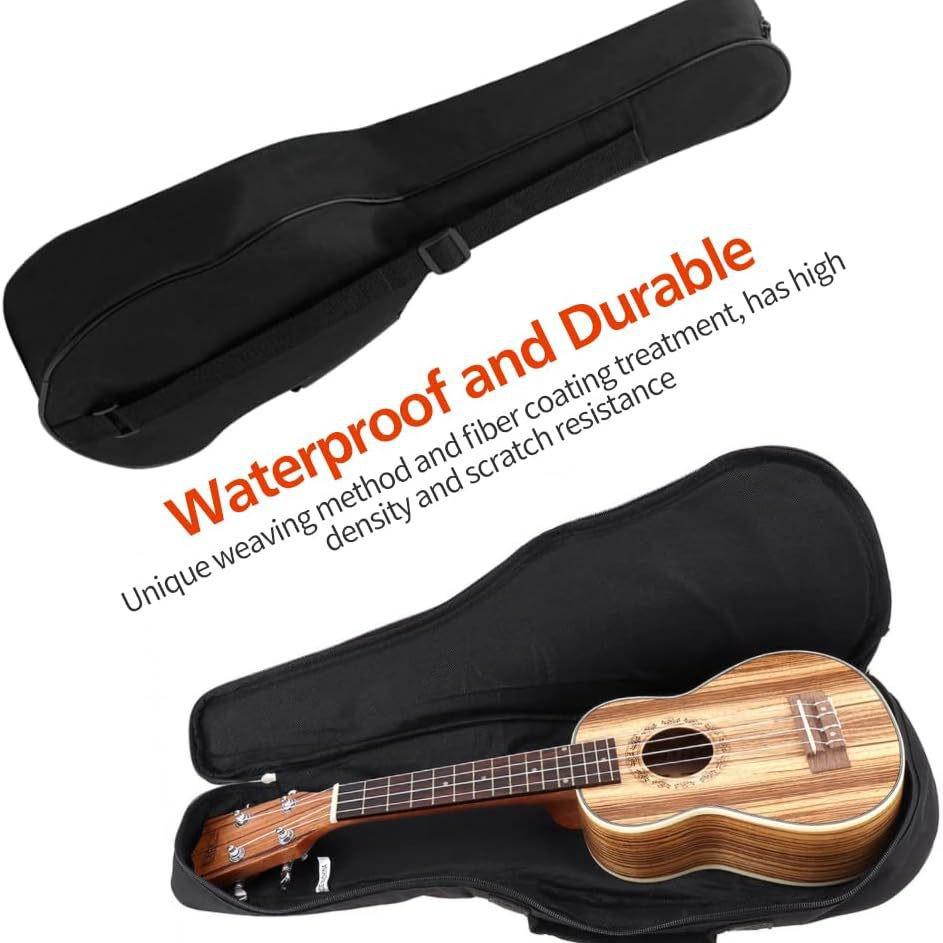 Waterproof & Durable Ukulele Case - Padded with Cotton, Adjustable Shoulder Strap