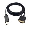 1.8M DP To Vga Cable Adapter Computer Notebook Display Port Connector Gold Plated Converter