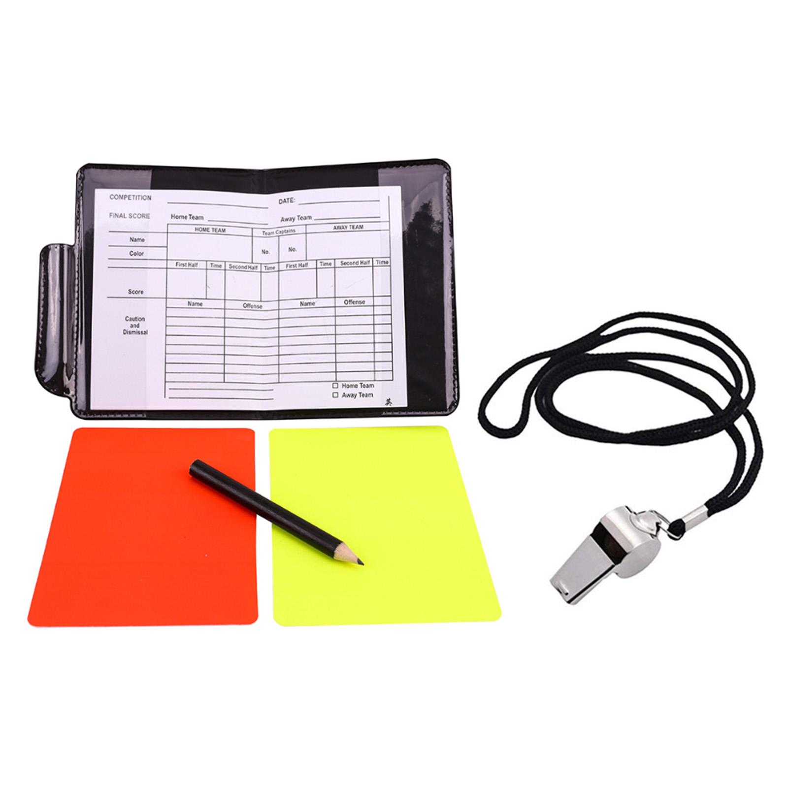 

Комплект желтых и красных карточек для судейства Футбольный комплект красных желтых карточек Красные и желтые карточки для волейбола Футбольное судейское снаряжение