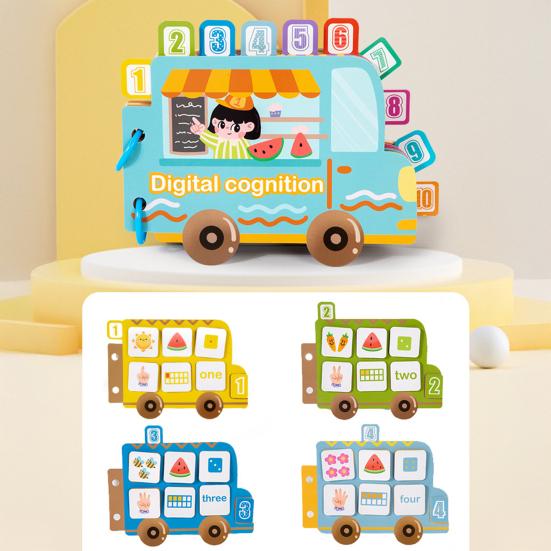 Kids Color Sorting Quiet Book Preschool Learning Number Color Cognition Activities Busy Book Fine Motor Skills Educational Toddlers Sticky Booklet