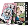 Labubu Photocard Set of 92 Cute Character Labubu Doll Cards Gift for Elementary School Boys and Girls