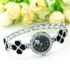 Four-leaf Clover Luxury Women's Fashion Quartz Watch Rhinestone Bracelet Watch Bracelet Ladies Gifts Dress Wristwatches