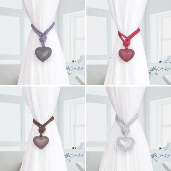 Stylish Heart Window Curtain Tie Rope Tieback Holder Bedroom Home Decoration