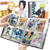 80/160PCS Album Naruto Porta carte Libro Lettere Giochi di carta Per bambini Collezione di personaggi anime Regalo per bambini Carte da gioco giocattolo