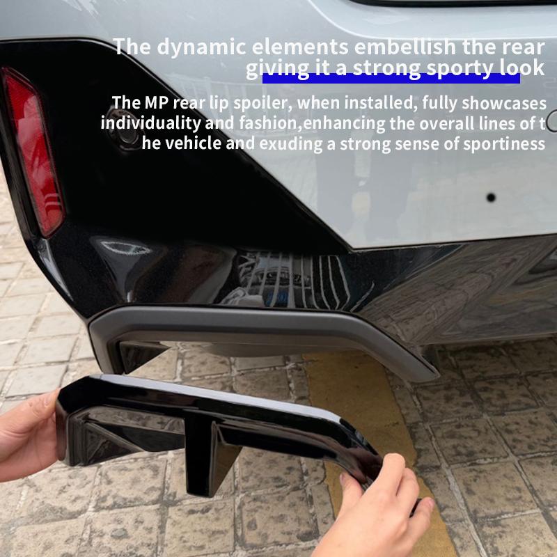For BMW 5 series i5 G60 2025-2025 Car blackened lower lip trim covers the corner of the rear bumper trim exterior accessories
