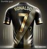 Unisex Football Training Jersey Ronaldo Theme Quick Dry Breathable Outdoor Sport Tee Kids Boys Clothes