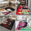 Manga D-Dandadan Fußmatte Weiche Flanell Eingangstür-Matte Rutschfest Saugfähig Badezimmer Schlafzimmer Bodenläufer