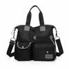 Fashion Oxford Tote Bag Large Capacity Waterproof Nylon Shoulder Bag Lightweight Multi-pocket Travel Crossbody Bag
