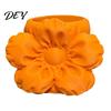 Soft Touch Desktop Storage Satin Flower Pen Holder, Petal Design Desk Organizer, Durable Elegant Organizer PLA Container, for Home Office School