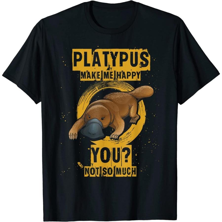 FLYEHI Funny Platypus T-Shirt S
