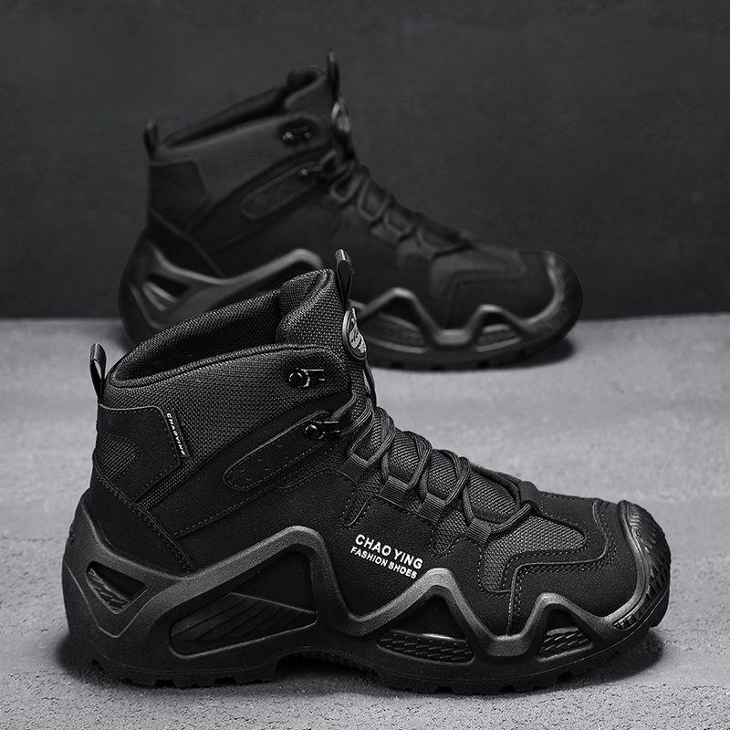Men's Hiking Boots  Outdoor Platform Soles Wear-resistant Martin Boots