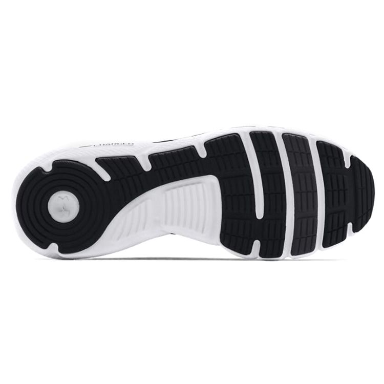 Under Armour Charged Assert 9 Black Men Sneakers White 3024590-001