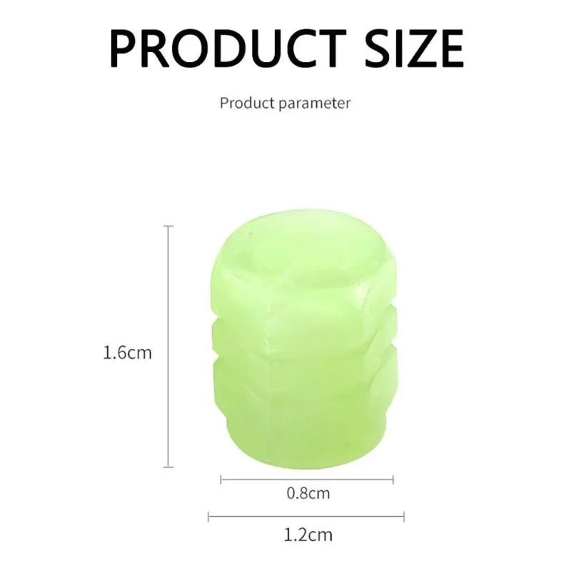 40/20/4 Stück Leuchtende Ventilkappen Fluoreszierend Grün Blau Nachtleuchtend Auto Motorrad Fahrradrad Styling Reifen Naben Universelle Kappe Dekoration