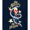 Captain Marvel Childrens/Kids Be Merry Be Bright Pull Over Hoodie