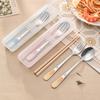 Hongmenlou Alloy Cartoon Chopstick Tableware Set