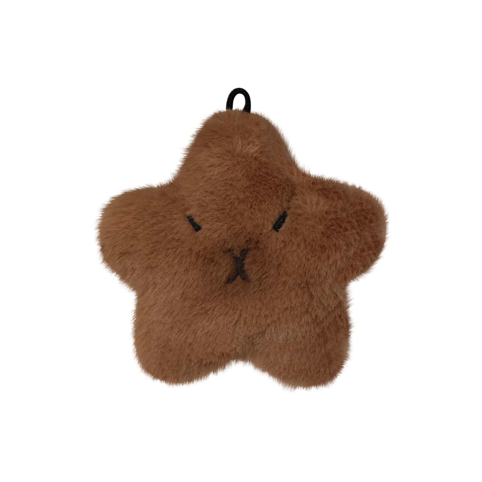 

Милий плюшевий кулон-зірка, підвіска для сумки, брелок, лялька One Size коричневий