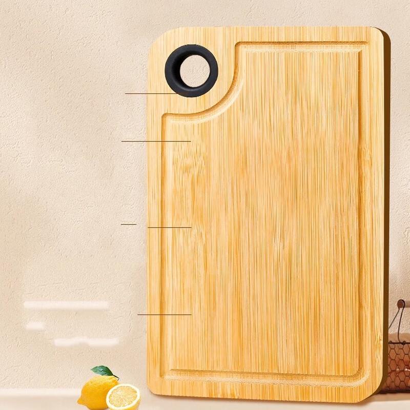 ZISIZ Double-Sided Bamboo Cutting Board Set