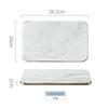 Nordic Marble Cutting Board Dinner Plates Ceramic Tray Golden Plate Set and Dishes Kitchen,Dining & Bar