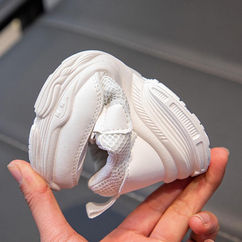 Pantofi pentru copii Pantofi albi mici pentru băieți Primăvară Pantofi noi pentru tată Versiune coreeană Casual Respirabili Pantofi sport pentru fete Pantofi de alergare