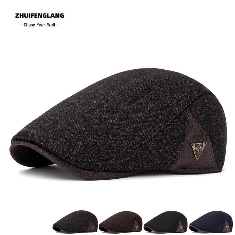 Casquette octogonale de newsboy Gang Sanglant Rasoir: Béret Automne/Hiver pour Jeunes Artistes