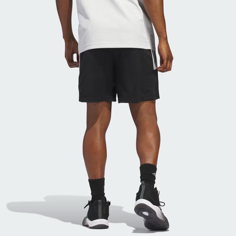 Adidas Legends 3 Stripes Basketball Shorts Basketball Shorts Men's Black IU2432