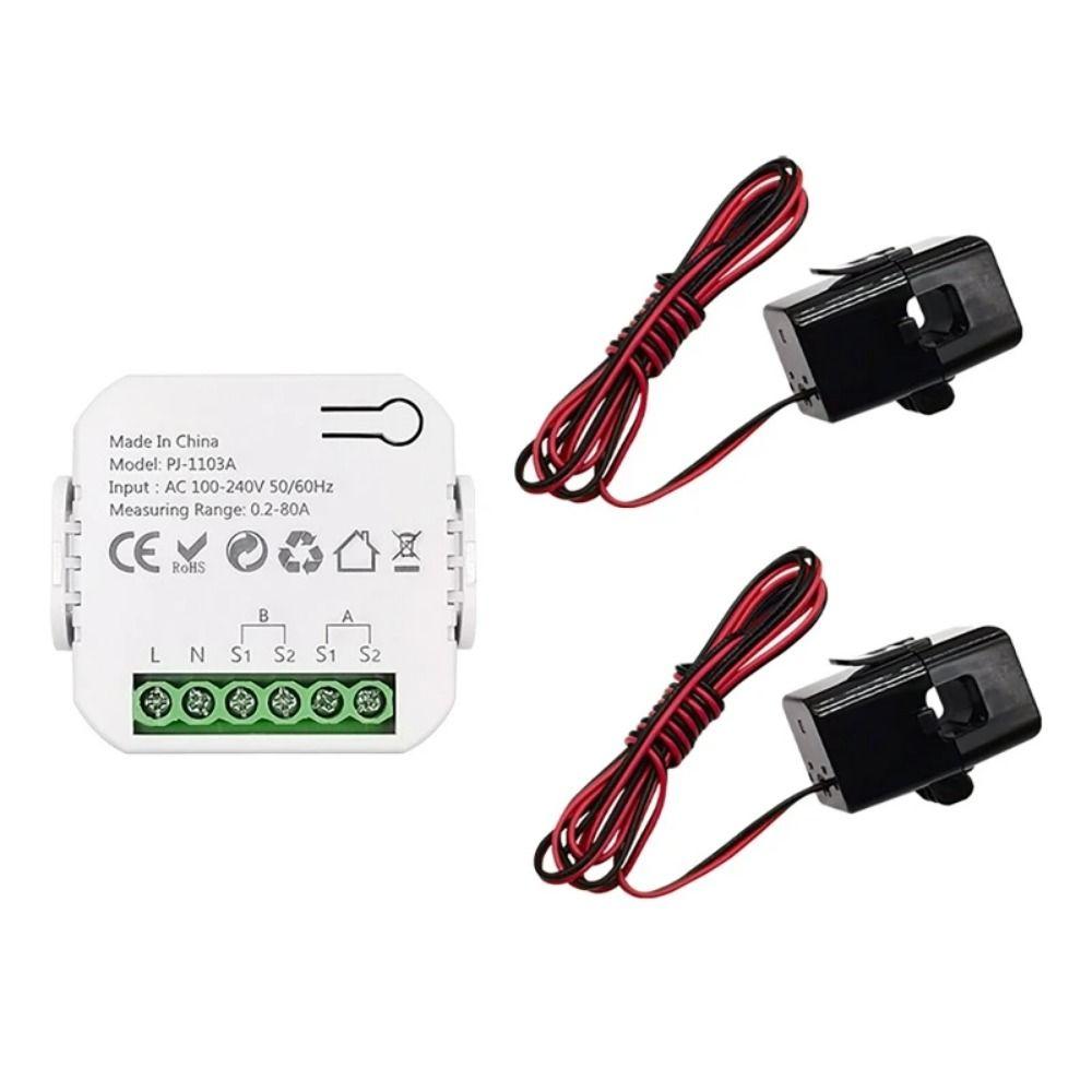 Single/Dual Channel WiFi Smart Electricity Meter WiFi Energy Bidirection Meter Power Statistics