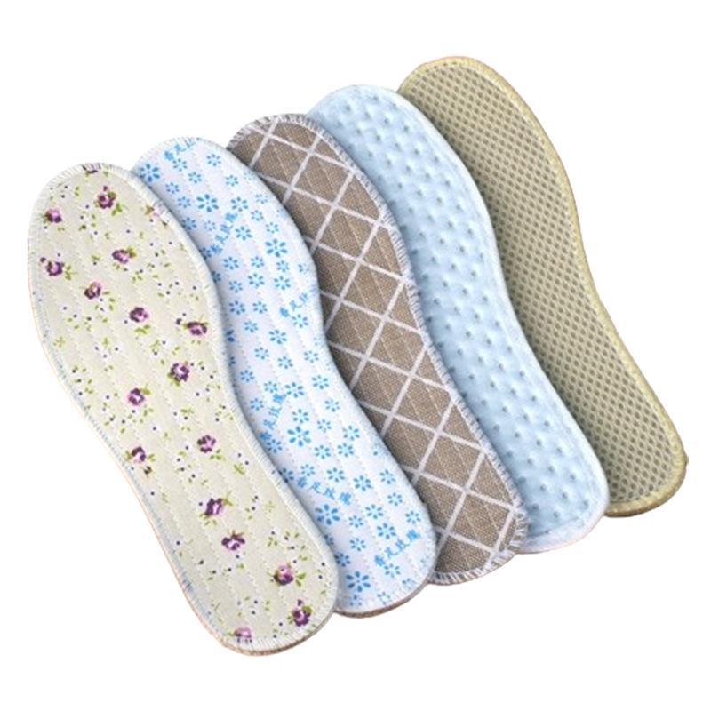 Breathable, Sweat-Absorbent, Odor-Resistant Insoles for Men & Women - Soft, Comfortable Cotton for All Seasons