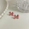 New simple and versatile retro fresh and cute bow earrings Korean temperament sweet stud earrings cold wind
